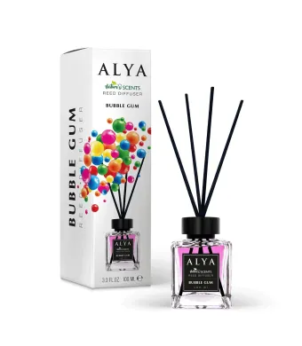 Alya, Bubble Gum, Odorizant de camera cu betisoare Engros, 100ml (100 ml)