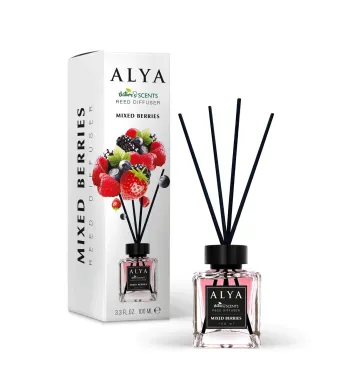 Alya, Fructe de Padure, Odorizant de camera cu betisoare Engros, 100ml (100 ml)