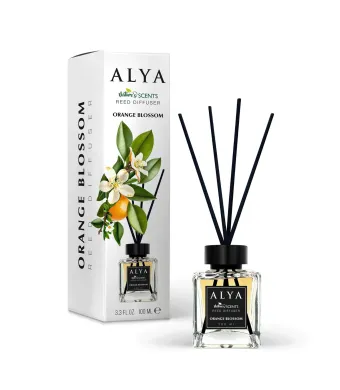 Alya, Flori de Portocal, Odorizant de camera cu betisoare Engros, 100ml (100 ml)