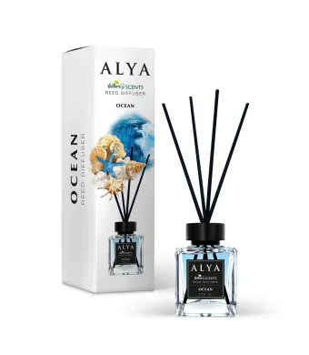 Alya, Ocean, Odorizant de camera cu betisoare Engros, 100ml (100 ml)