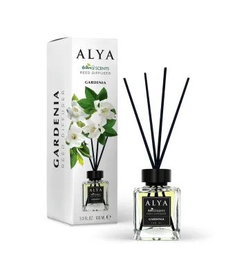 Alya, Gardenia, Odorizant de camera cu betisoare Engros, 100ml (100 ml)