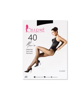 Dres gros mat Maria 40 DEN - Mineral, 3 Engros (3, Mineral)