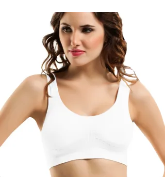 Bustiera modelatoare fara cusaturi 9317 - Alb, XL Engros (XL, Alb)