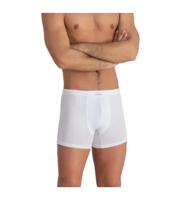 Boxer barbati elastic acoperit  Bielastic 4003 - Blue, XL Engros (S, Alb)