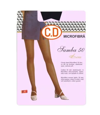 Dres dama microfibra Samba 50 - Negru, 4 Engros (4, NEGRU)