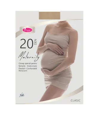 Dres gravide lycra Maternity 20 DEN - Vizone, 1/2 Engros (1/2, Vizone)