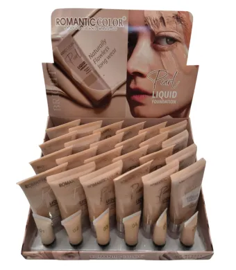 Fond de Ten Romantic Color Liquid Foundation Naturally Flawless Long Wear, 30ml – Acoperire Naturală & Rezistență Îndelungată Engros