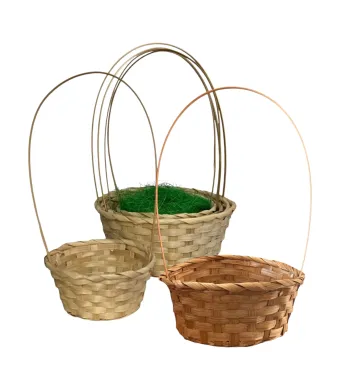 Coș vegetal cu toartă engros 5/set 40x26cm