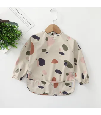 Baveta impermeabila Engros cu maneca lunga - Camouflage, 12-36 luni, Poliester