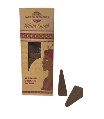 Conuri parfumate artizanale organice, WHITE OUDH