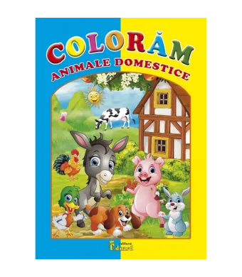 Carte de colorat pentru copii engros.  Animale domestice