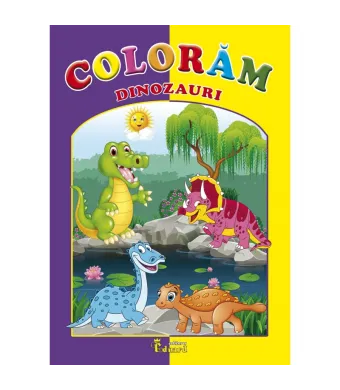 Carte de colorat pentru copii engros. Dinozauri
