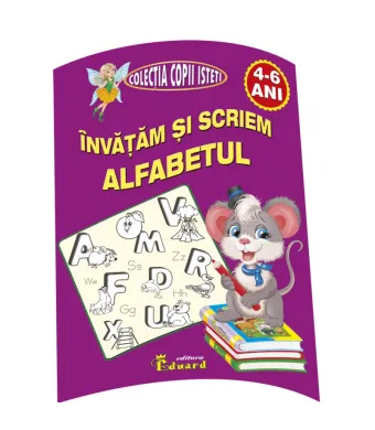 Carte de activitati pentru copii engros. Invatam si scriem alfabetul