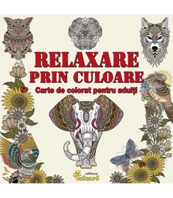 Carte de colorat pentru adulti engros. Relaxare prin culoare