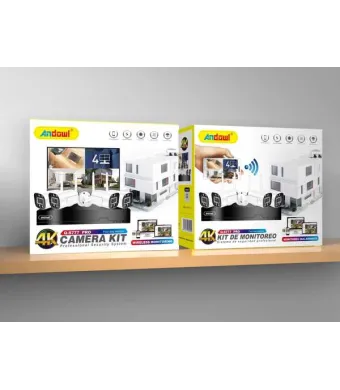 Sistem de supraveghere Engros, 4 camere, Q-S777 PRO