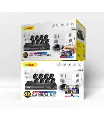 Sistem de supraveghere Engros, 8 camere, Q-S888