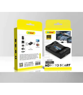 Convertor Engros HDMI la SCART, QY-V06