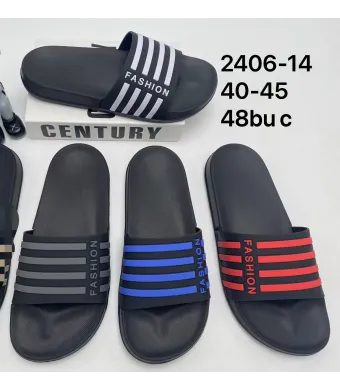Papuci Engros pentru barbati, cu model, mix culori