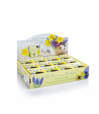 Lumanare parfumata in pahar de sticla, Bartek Candles - The flowering Engros