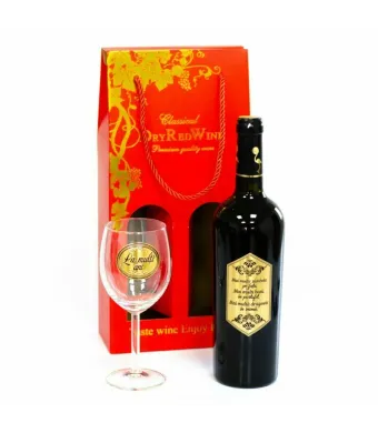 Vin personalizat cu mesaj - La mulți ani 3 Mai multe zâmbete... Engros