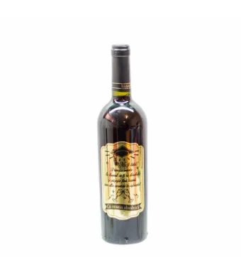 Vin personalizat 0,75l SGR- Cu ocazia absolvirii Engros