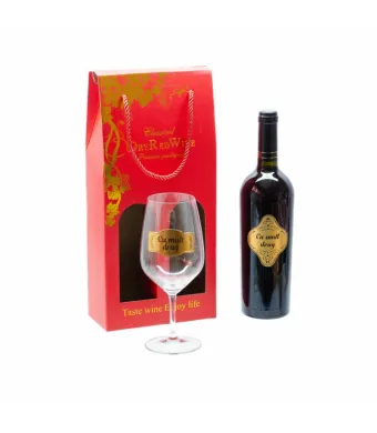 Vin personalizat cu mesaj și dedicație - Cu mult drag Engros