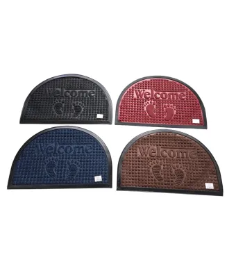 Covoras intrare  semicerc Engros 40*60 cm , mix de culori