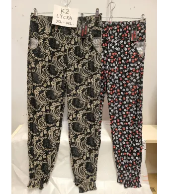 Pantaloni lungi damă din LYCRA, Batal, imprimeuri variate – Engross