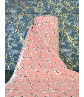 Material bumbac creponat satinat 240 cm engross pentru lenjerii de pat  30 ml