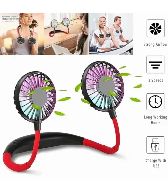 Mini Ventilator Portabil 27x18cm cu Alimentare USB, Flexibil Engros