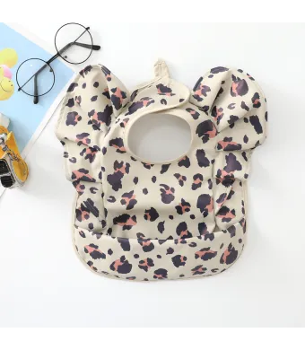 Baveta impermeabila pentru fetite, Model 2 - Animal Print, 6-18 luni, poliester
