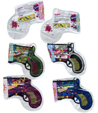 CONFETI PISTOL, diferite culori, 50buc/set, engross