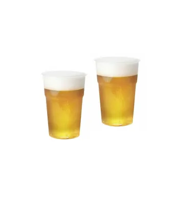 Pahare din pet pentru Bere, engros, 100buc/set, /bax (330 ml)