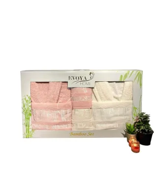Set Halate Prosop Bamboo Engros Somon-Alb