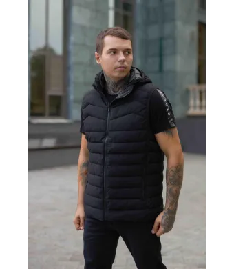 Vesta impermeabila Engros pentru barbati, cu gluga detasabila