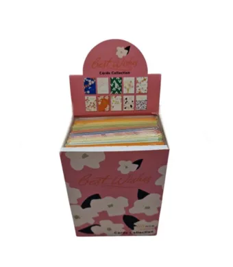 Felicitari cu flori 60/set , 15 cm x 11 cm engros