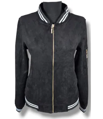 Jacheta dama EN-GROSS imitatie piele intoarsa