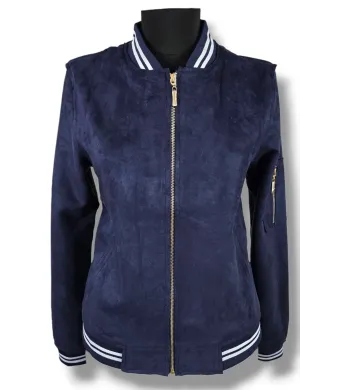 Jacheta dama EN-GROSS imitatie piele intoarsa