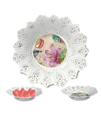 Cos plastic 24cm cosulet pentru paine sau folosit ca fructiera diverse modele EN-GROSS