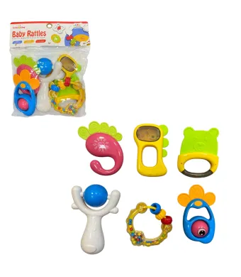 Jucarii pentru Bebelusi 6/set Senzoriale, din Plastic, Diferite Modele Engros