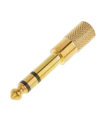 Adaptor jack 3,5mm mama la jack 6,3mm gold stereo ENGROSS