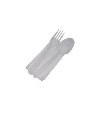 Tacamuri reutilizabile (lingura+furculita+servetel) 100 buc/set Engros