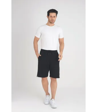 Pantaloni Barbat Berfin Trening Capri Negru Engros (S,M,L,XL,XXL)