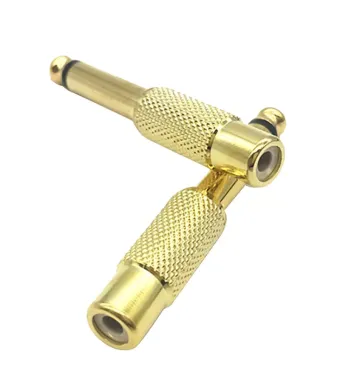 Adaptor RCA mama la jack 6,3mm gold mono ENGROSS