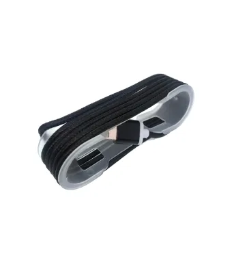 Cablu microusb textil negru ENGROSS