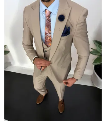 Costum barbati engros Sacou Vesta Pantaloni