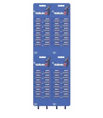 Aparat de ras Gillette  2, maner din plastic, de unica folosinta, 2 lame twin subtiri pentru a oferi un barbierit confortabil pentru oricine.