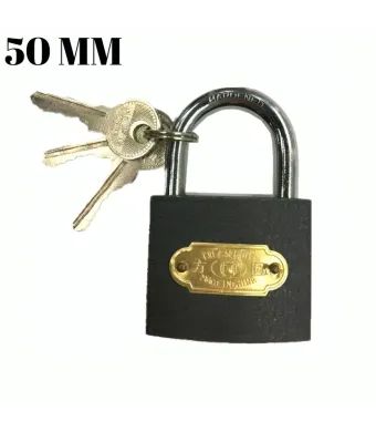 Lacăt 50mm, cu 3 chei, gaică scurtă, lacăt gros, engros