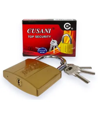 Lacat Gusam 63 G Engros cu 3 chei, 6 buc/set