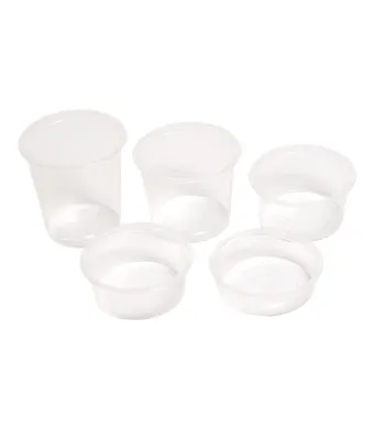 Pahare pentru desert cups + capace, 400cc, engros, 100buc/set, /bax